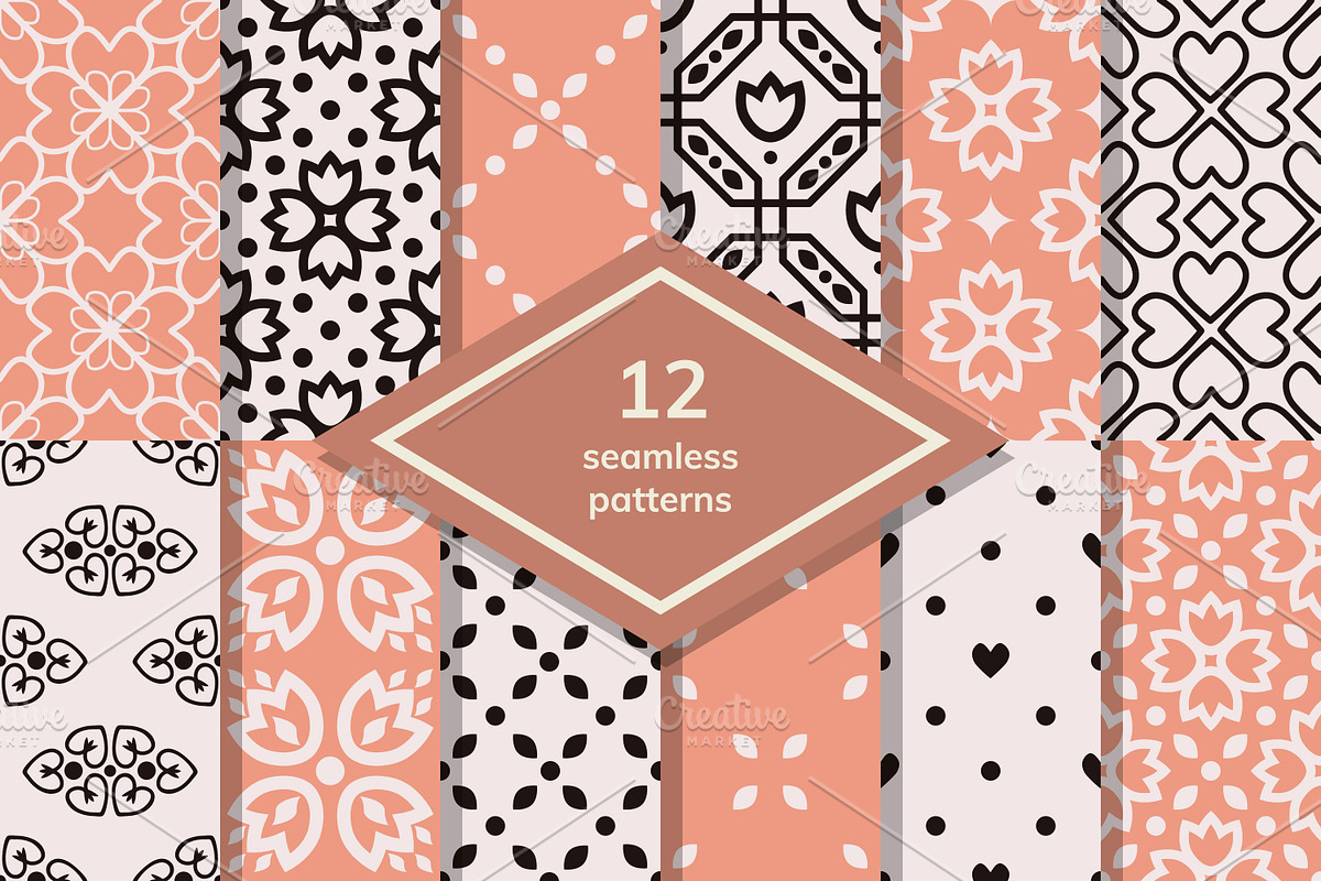 Seamless abstract patterns in Patterns - product preview 8