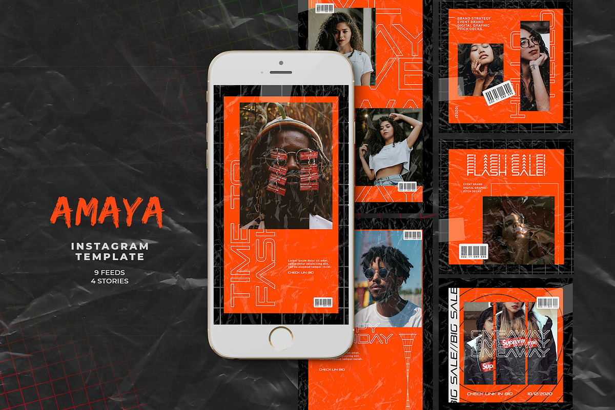 Amaya Instagram Templates in Instagram Templates - product preview 8