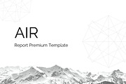 Air - PowerPoint Report Template