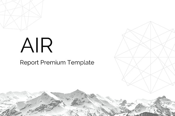 Air - Google Slides Report Template