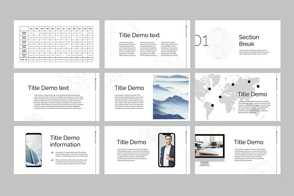 Air - Google Slides Report Template in Google Slides Templates - product preview 5