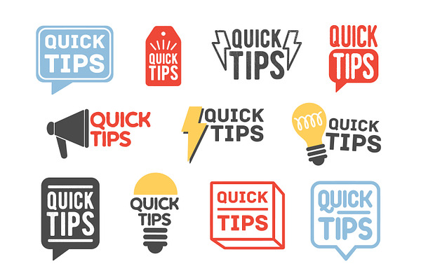 Quick tips badges