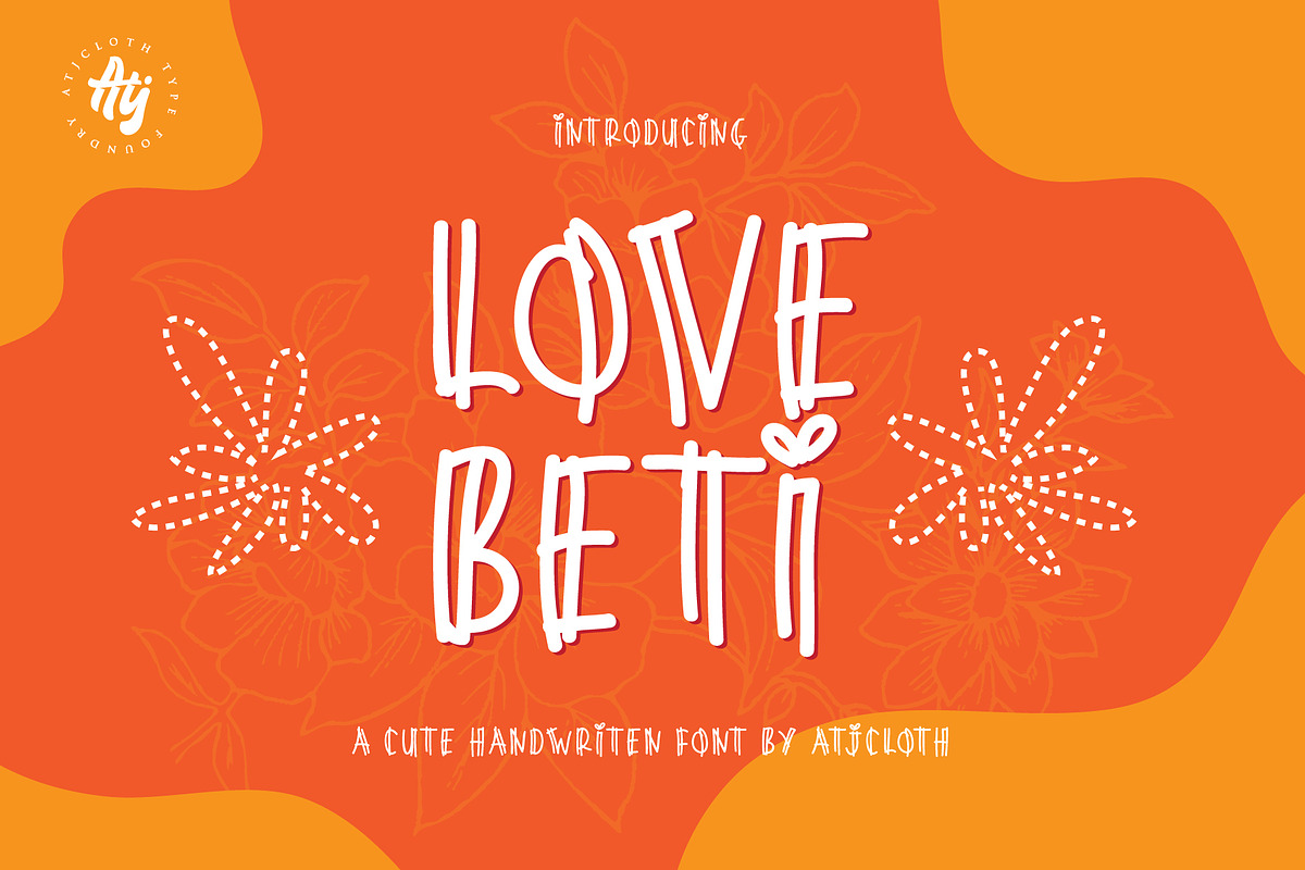 Love Beti in Display Fonts - product preview 8