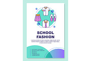 School, college fashion brochure