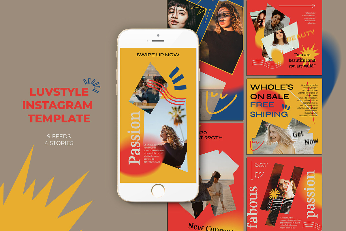Luvstyle Instagram Templates in Instagram Templates - product preview 8