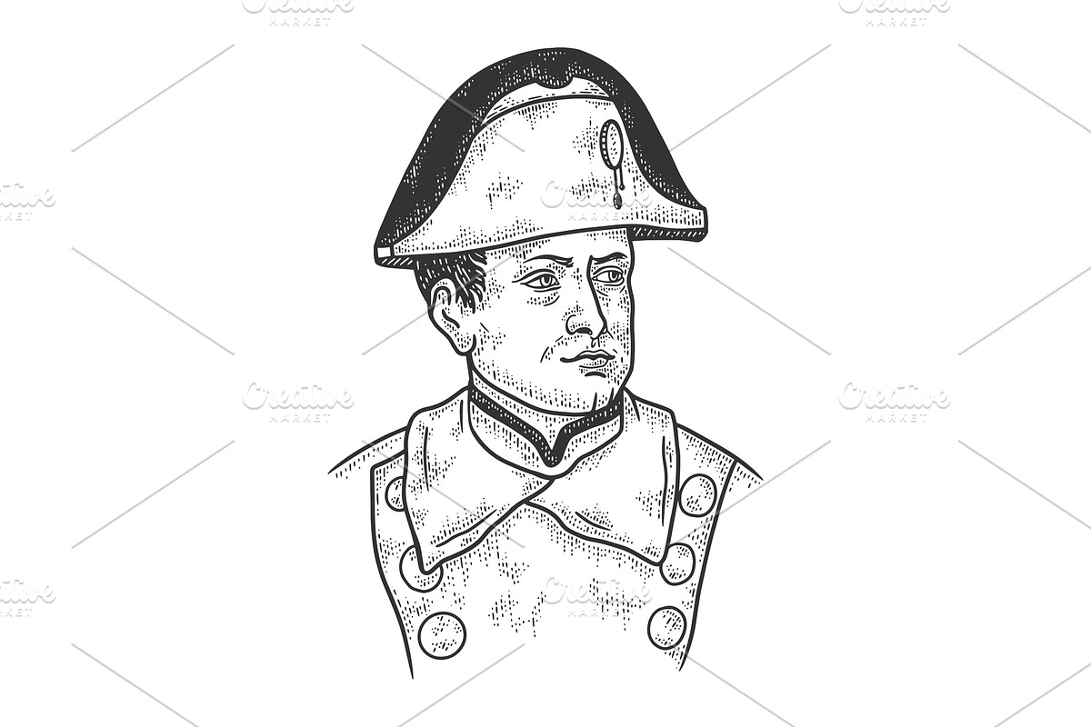 Napoleon Bonaparte sketch vector in Illustrations - product preview 8