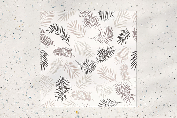 Tropical leaves seamless pattern in Patterns - product preview 1