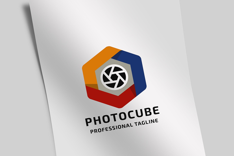 Photo Cube Logo in Logo Templates - product preview 8