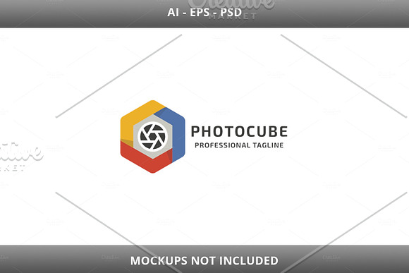 Photo Cube Logo in Logo Templates - product preview 2