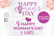 Happy Woman’s Day Cut File