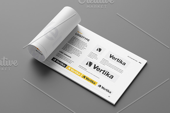 Brand Manual - REAL TEXT in Brochure Templates - product preview 4