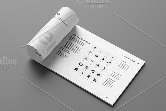 Brand Manual - REAL TEXT in Brochure Templates - product preview 12