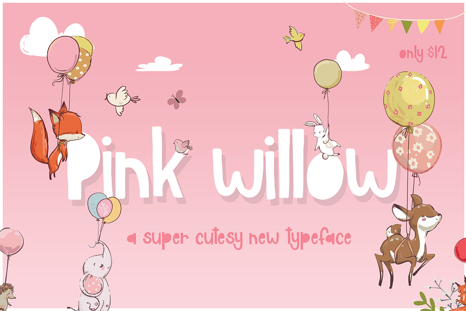 Pink Willow Font in Display Fonts - product preview 8