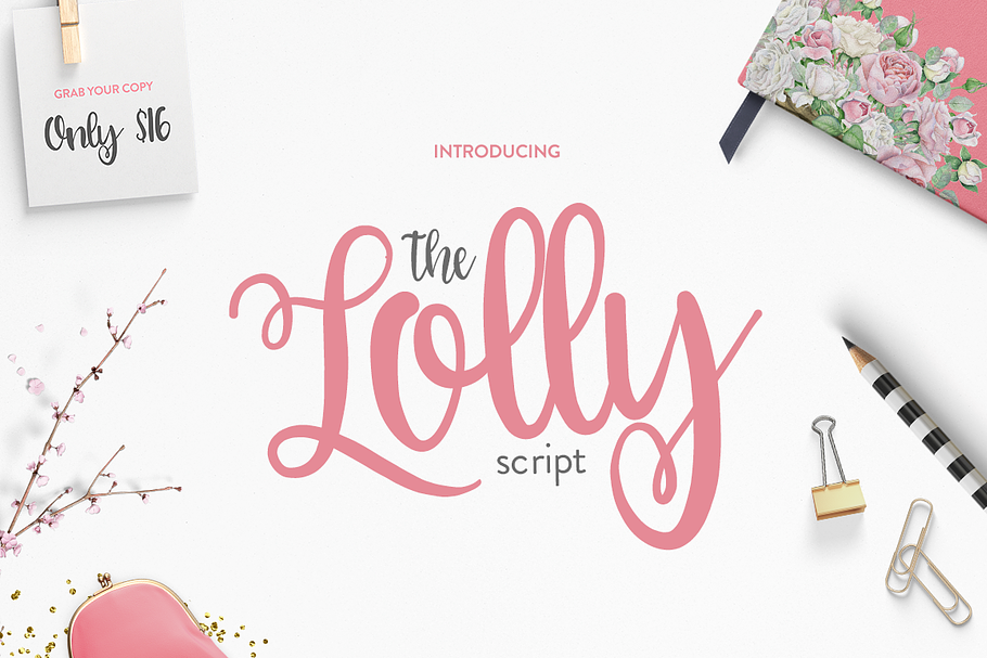 Lolly Script Font in Script Fonts - product preview 8