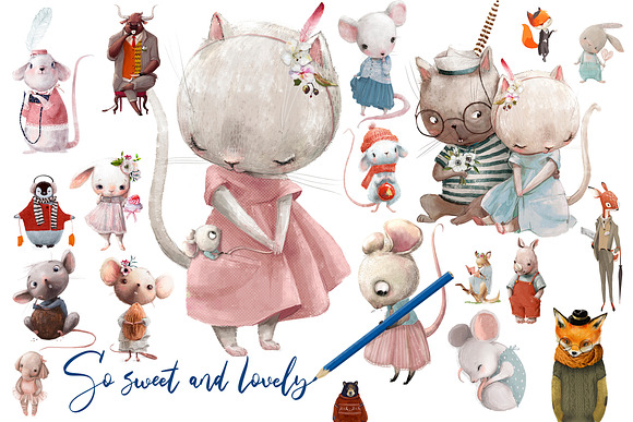 So sweet and lovely in Illustrations - product preview 1