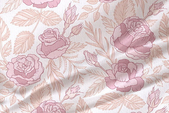 Rose Flower Patterns & Illustrations in Patterns - product preview 18