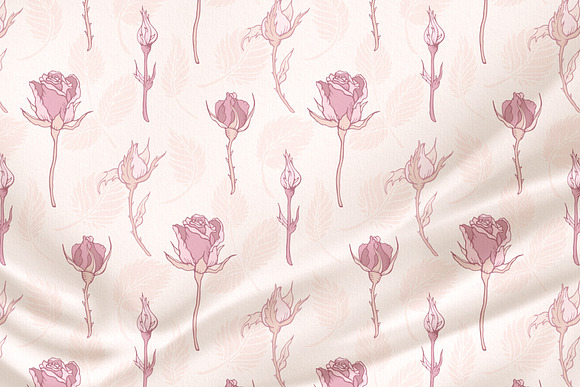 Rose Flower Patterns & Illustrations in Patterns - product preview 21