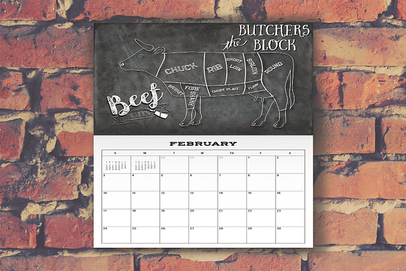 Beef Butcher Cuts Set 1 in Illustrations - product preview 8