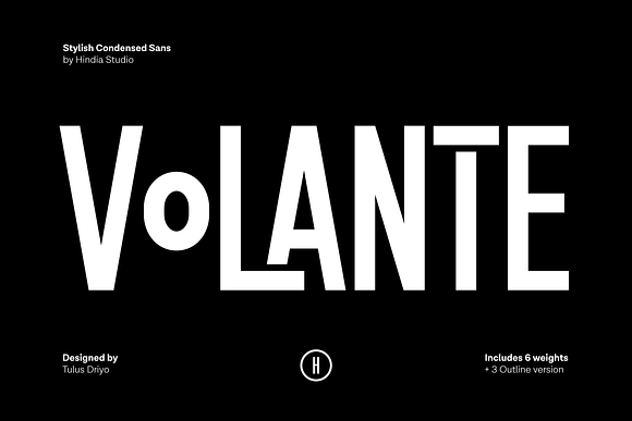 Volante - Stylish Condensed Family in Sans-Serif Fonts - product preview 9