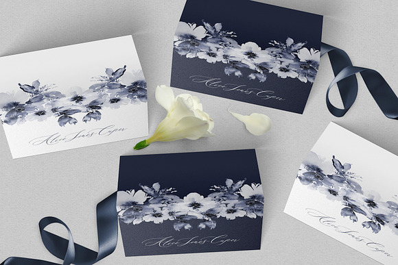 Floral Wedding Set in Wedding Templates - product preview 4