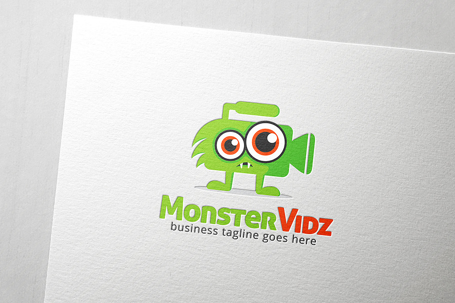 Monster Video Logo in Logo Templates - product preview 8