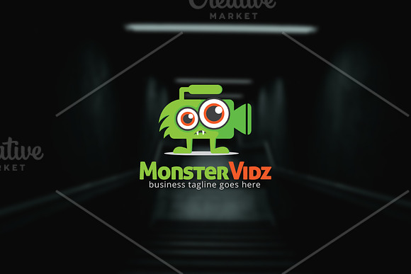 Monster Video Logo in Logo Templates - product preview 1