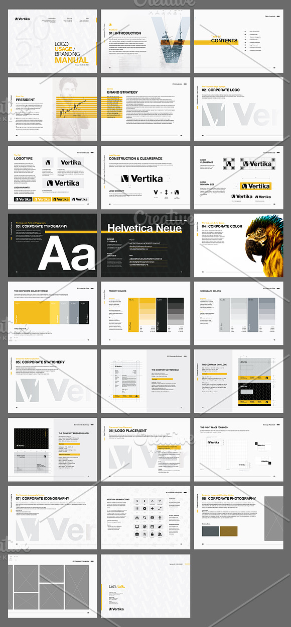 Brand Manual - REAL TEXT in Brochure Templates - product preview 15
