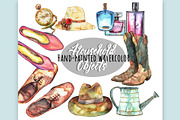 Everyday Items Clip art Watercolor