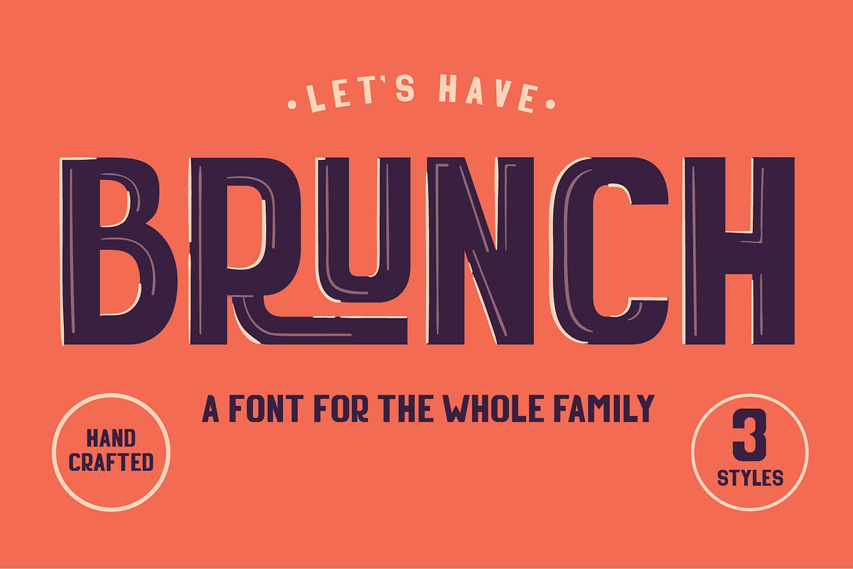 Brunch - A Font For The Whole Family in Display Fonts - product preview 8