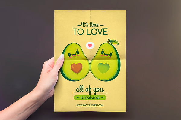 Avocados Love Flyer Template