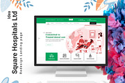Dev Hospital Web UI Landing Page