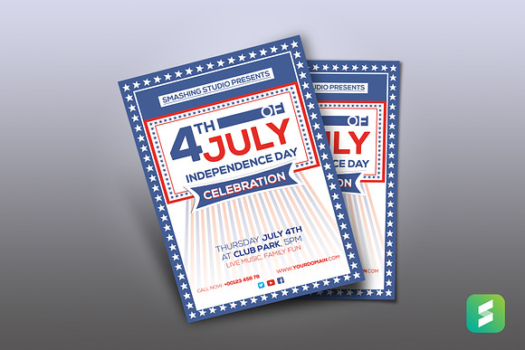 4th of July Independence Day Flyer in Flyer Templates - product preview 1