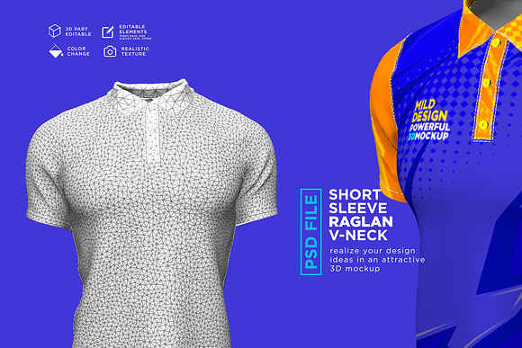 Polo shirt 3D Mockup in Product Mockups - product preview 5
