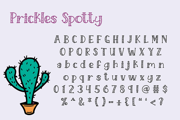 Spotty Prickles in Serif Fonts - product preview 1