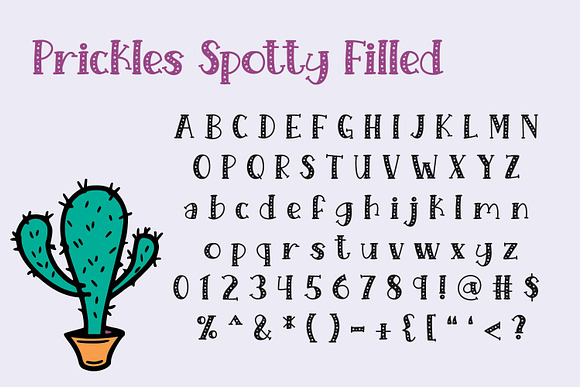 Spotty Prickles in Serif Fonts - product preview 2