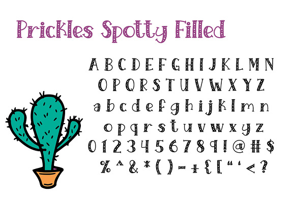 Prickles Complete Collection in Serif Fonts - product preview 4