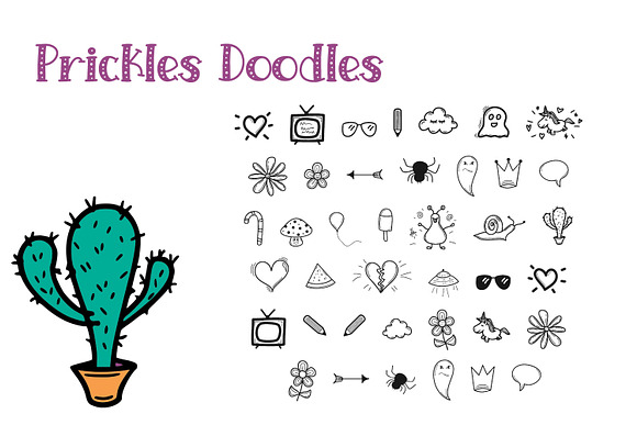 Prickles Complete Collection in Serif Fonts - product preview 8
