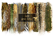 Safari Brush Strokes Clipart