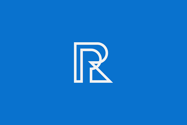 PR / RP Monogram Line Logo + Bonus
