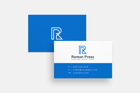 PR / RP Monogram Line Logo + Bonus in Logo Templates - product preview 1