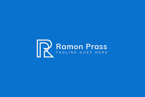 PR / RP Monogram Line Logo + Bonus in Logo Templates - product preview 2