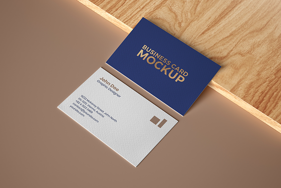 Business Card Mockup Set With Shadow in Branding Mockups - product preview 5