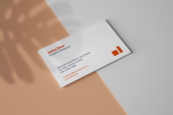 Business Card Mockup Set With Shadow in Branding Mockups - product preview 15