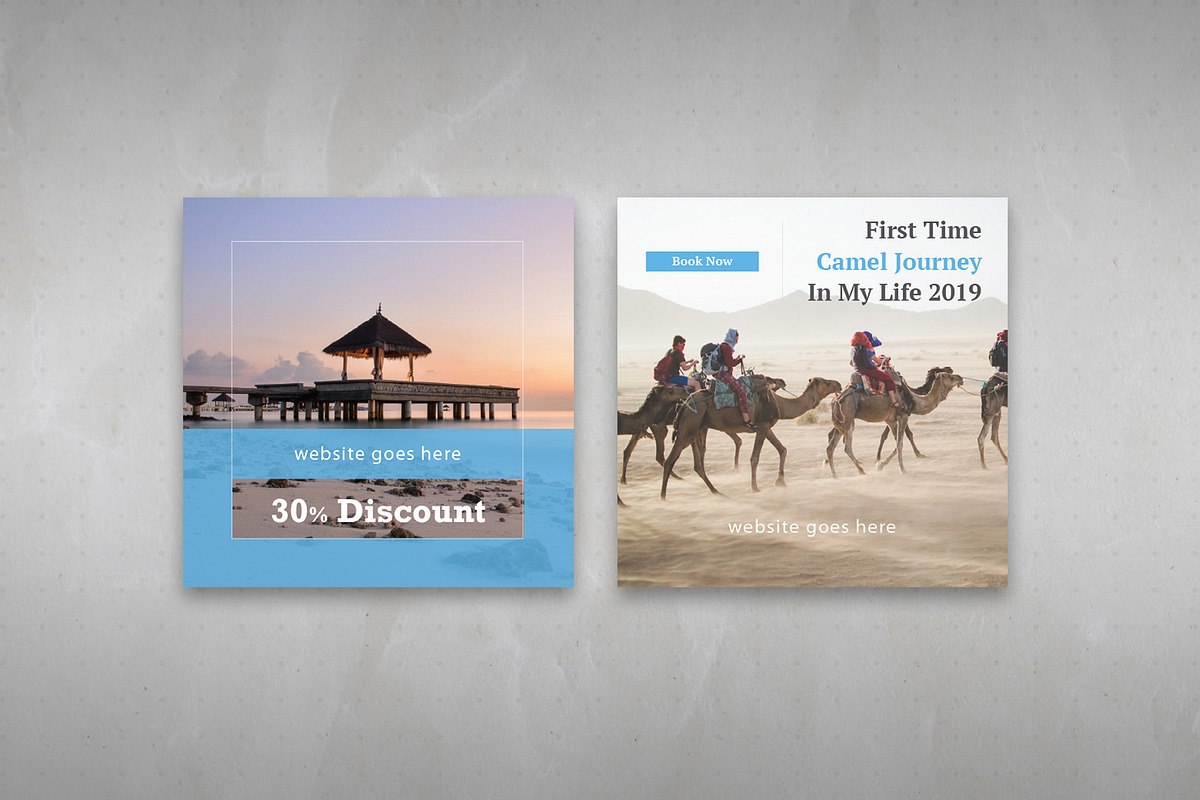 Travelling Social Media Pack in Instagram Templates - product preview 8