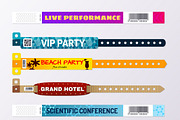 Modern event participants bracelets