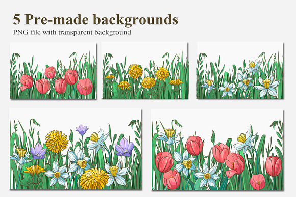 April field. PNG clipart in Illustrations - product preview 7
