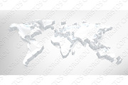 World 3d Map Digital Technology