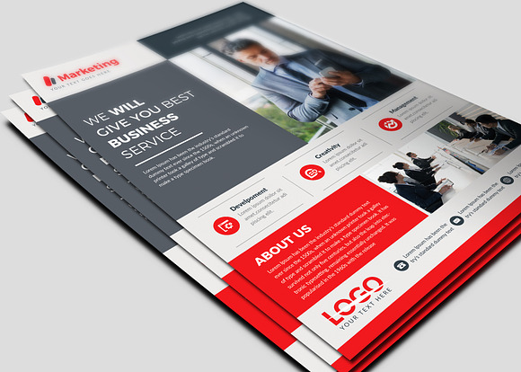 Conference Flyer Template in Flyer Templates - product preview 2