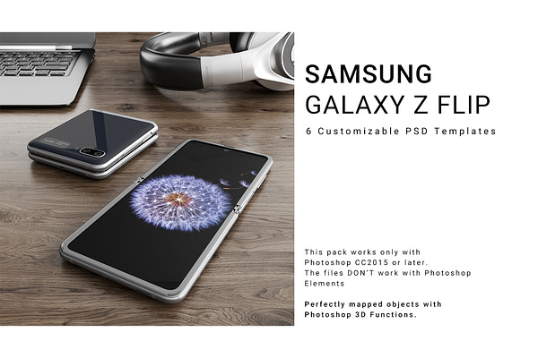Samsung Galaxy Z Flip Mockups Set