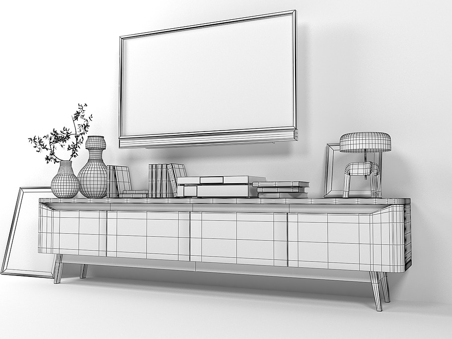 TV stand 1702 in Furniture - product preview 7